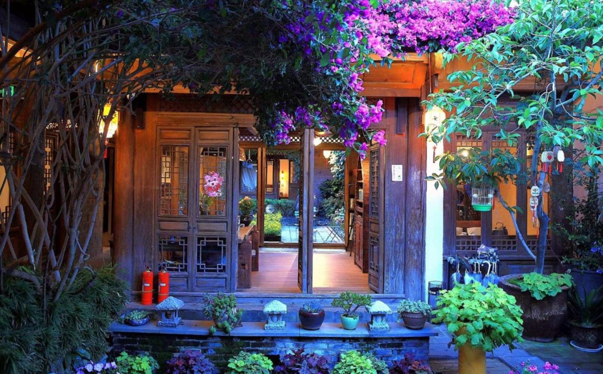 Big Tree Guesthouse - Naxi Old Style Lệ Giang Ngoại thất bức ảnh
