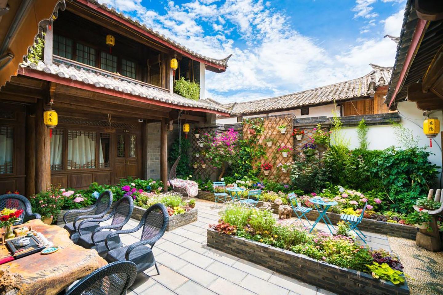 Big Tree Guesthouse - Naxi Old Style Lệ Giang Ngoại thất bức ảnh